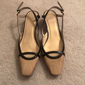 Talbots Kitten Heel Slingback